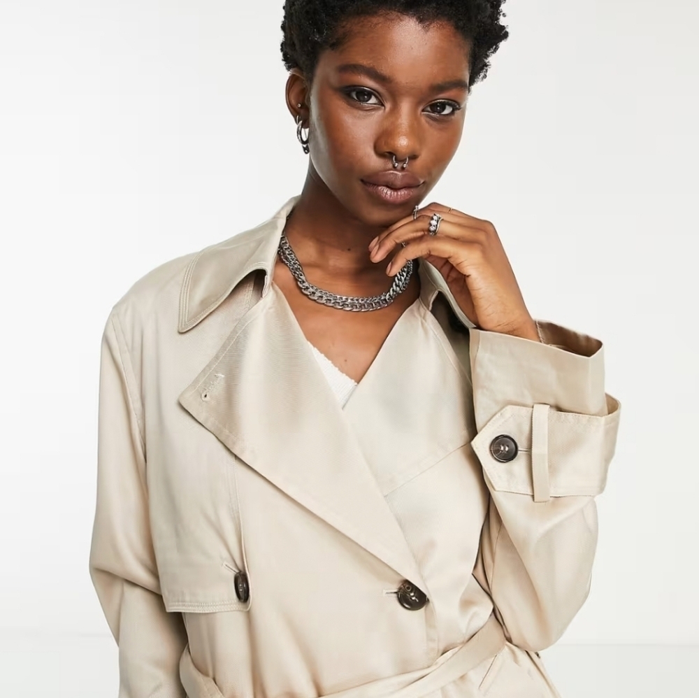 Weekday Cassidy Tench Coat - Picture 7 of 7